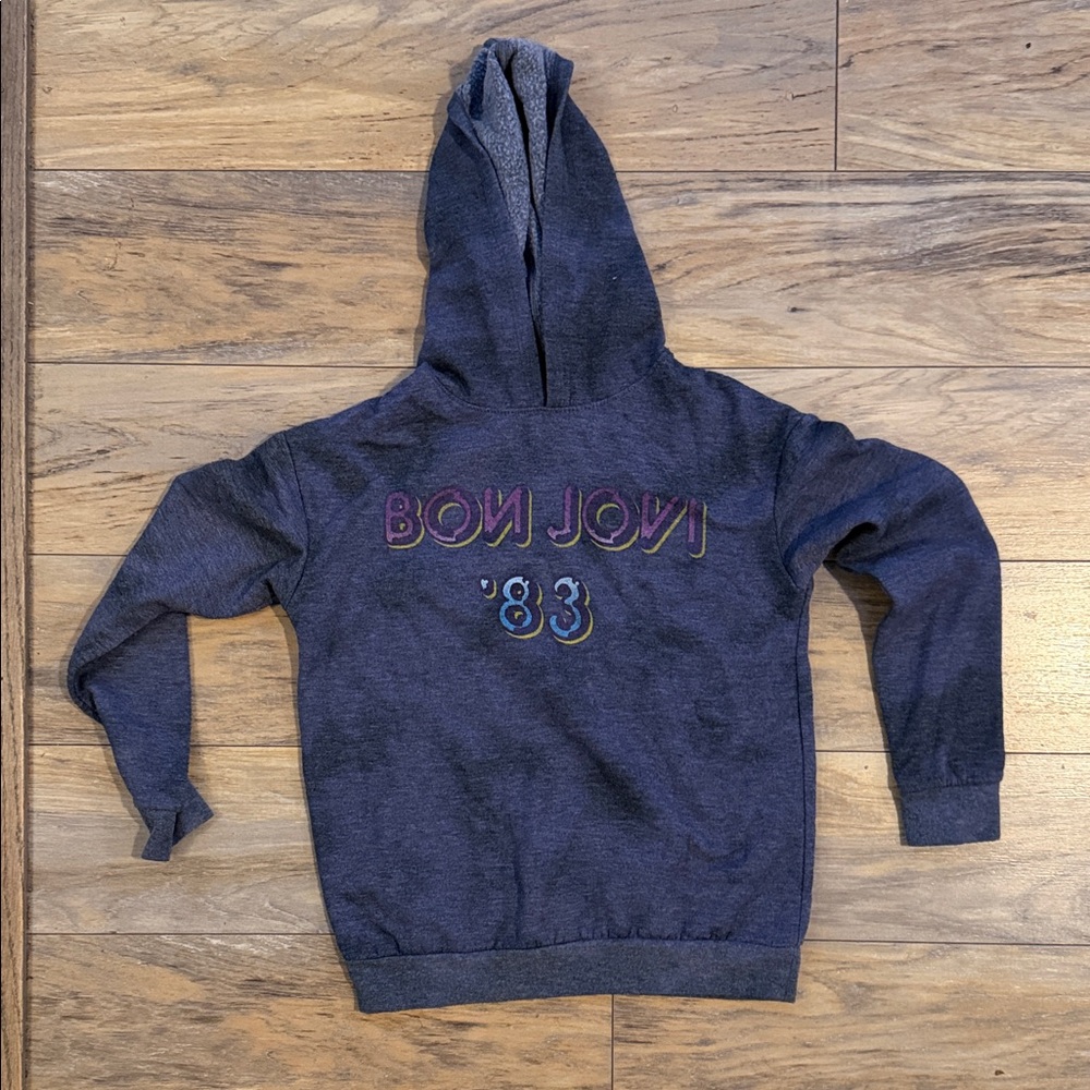 Bon Jovi '83 Kids Navy Hoodie